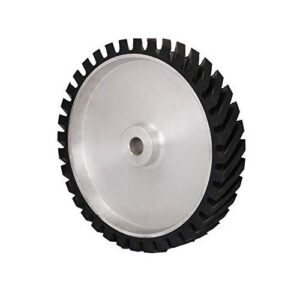 CONTACT WHEEL RUBBER 14" X 3" X 1-1/4" SERRATED 60-65 DURO