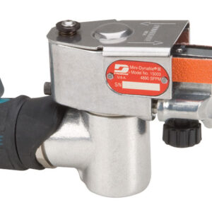 MINI-DYNAFILE II .4HP, 7 DEG OFFSET, 25,000 RPM REAR EXHAUST - BELT 1/8" OR 1/2" X 12"
