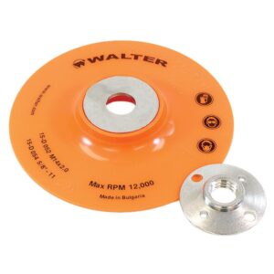 5" X 5/8-11 THREAD & LOCKNUT WALTERS BACK UP PAD