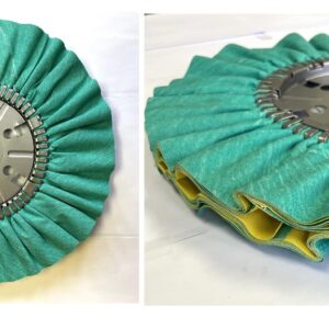 AIRWAY BUFF 16" X 7" X 1-1/4" GREEN / YELLOW 16 PLY 4 PACK