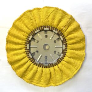 AIRWAY  BUFF 18" X 7" ODCBS 12 PLY SISAL/COTTON MIX 1/4" SEWN YELLOW TREAT