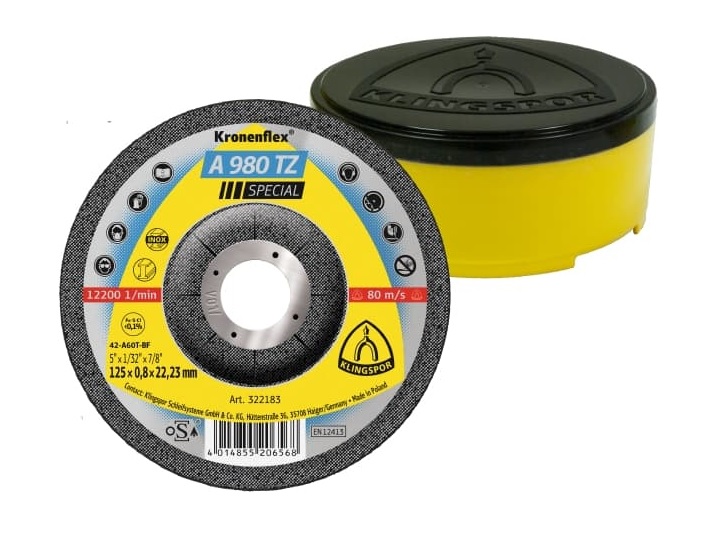 CUT-OFF WHEEL 5" X 1/32" X 7/8" A980TZ T-27