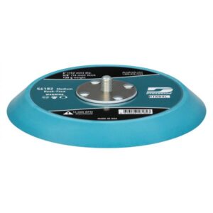 6" X 5/16"-24 VELCRO NON-VAC BACK UP PAD, 5/8" THICK, MEDIUM DENSITY