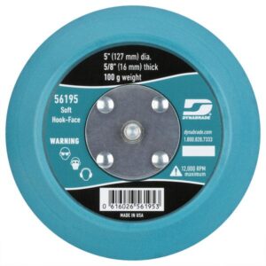 5" X 5/16"-24 VELCRO NON-VAC BACK UP PAD SOFT 5/8" THICK DENSITY