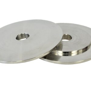 5" TO 1-1/4"  METAL FLANGE PLATES  (2PC SET)