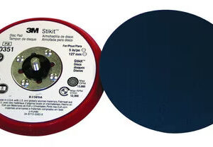 3M BACK UP PAD STIKIT (PSA) 5" X 3/8" X 5/16-24 THREAD LOW PROFILE  #20351