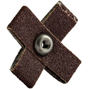 CROSS PADS  2" X 2" X 3/4"  8-32  60 GRIT ALO