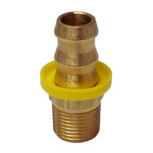 FITTING,MEDIA HOSE 1/2" BARB TO 3/8"NPT(363)(14302)