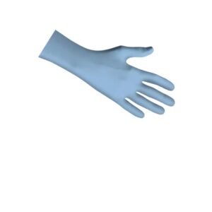 GLOVES N-DEX PLUS BLUE NITRILE 8 MIL MEDIUM  POWDER FREE