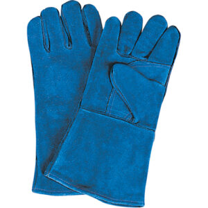 WELDING GLOVES - BLUE - 6 PAIRS PER PACK  -  SOLD PER PACK