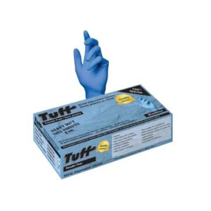 GLOVES DISPOSABLE TUFF NITRILE 8 MIL LARGE  (50/BOX)