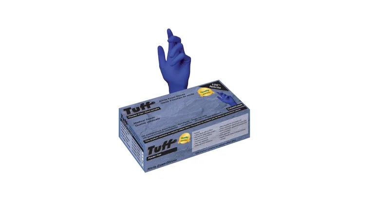 GLOVES COBALT BLUE POWDER FREE LARGE 4 MIL (100/BOX)