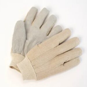 GREY LEATHER PALM/COTTON BACK 45I 604 (DOZ)