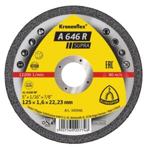 CUT OFF WHLS 4-1/2" X 1/16" X 7/8" A646R TYPE 1