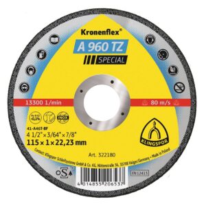 CUTTING WHEEL  4-1/2" X 3/64" X 7/8"  A960TZ