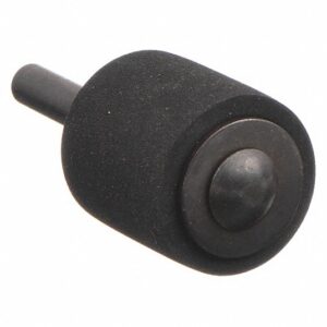 RUBBER DRUM 1-1/2" X 1-1/2" X 1/4"   5/16-24 NUT