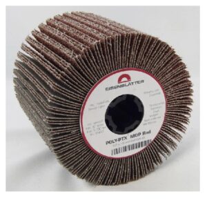 POLI-FLAP WHL 105MM X 100 (4-1/4X4)  40 GRIT ALO