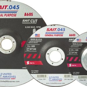 CUT OFF WHL 5" X .045 X 7/8" A60S TYPE 27