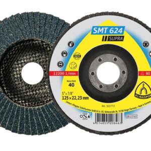 FLAP DISC 4-1/2" X 7/8" 80G SMT 624 -
