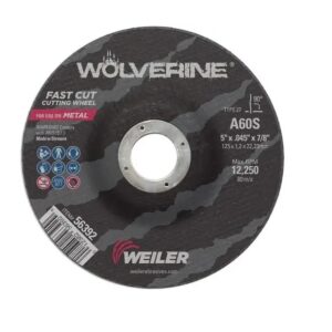 CUT OFF WHL 5" X .045 X 7/8" A60T FAST CUT TYPE 27