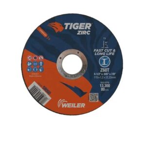 CUT OFF WHL 4-1/2" X .045 X 7/8" INOX 60S TYPE 1