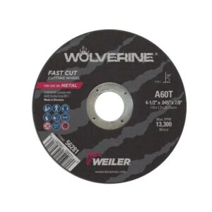 CUT OFF WHL 4-1/2" X .045 X 7/8" A60T FAST CUT TYPE 1