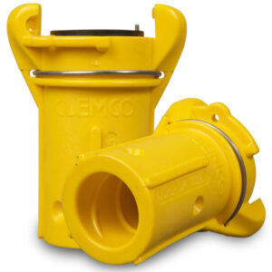 CLEMCO YELLOW HOSE COUPLER 1-1/4"